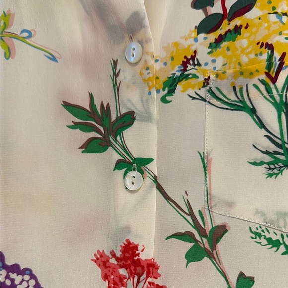 Equipment Floral Sleeveless Blouse - Picture 2 of 2